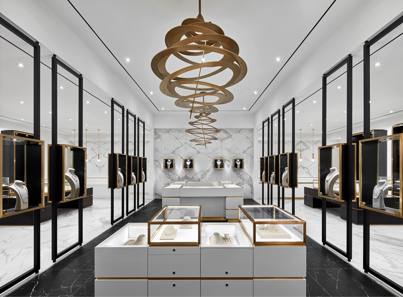 Press kit | 1359-03 - Press release | A Show-Stopping Retail Environment with Timeless Appeal - Cecconi Simone Inc. - Commercial Interior Design - Photo credit: <p>Shai Gil</p>