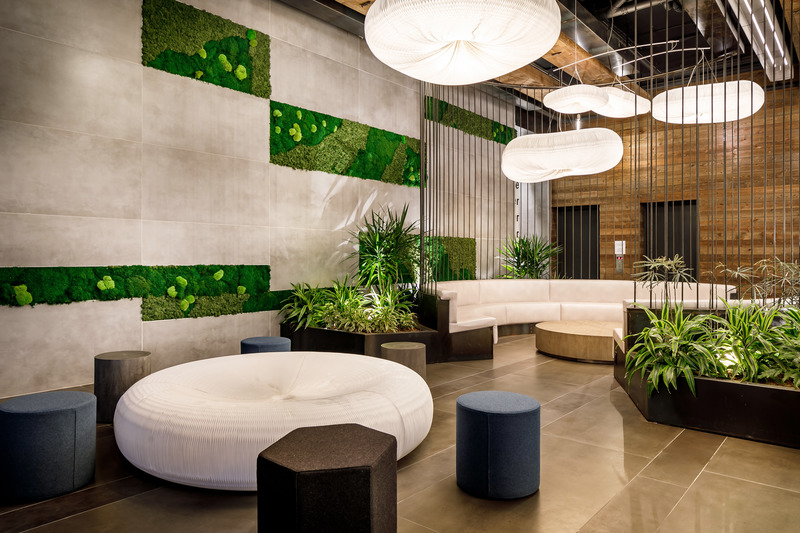 Press kit | 1177-09 - Press release | Rheingold Bushwick - Ceramiche Refin - Residential Interior Design - Main Lobby - Photo credit: Yossi Goldeberger