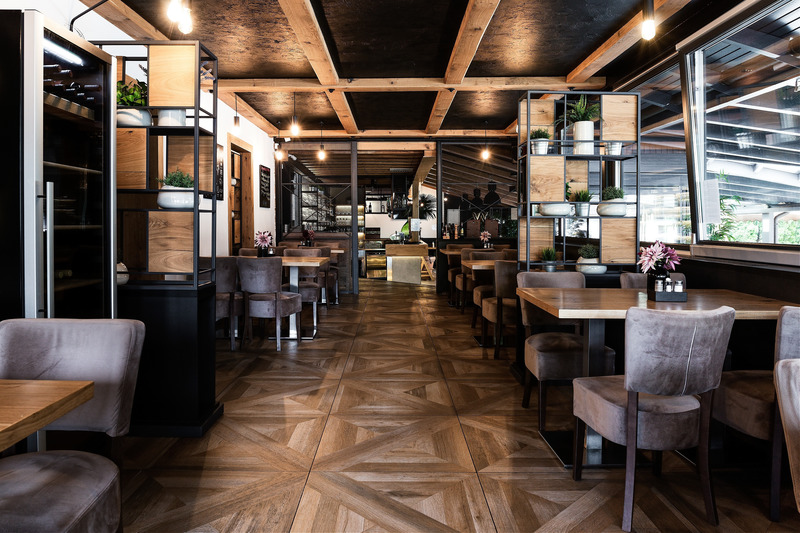 Press kit | 1177-08 - Press release | Bolero Restaurant - Ceramiche Refin - Commercial Interior Design - Photo credit: Nina Premk