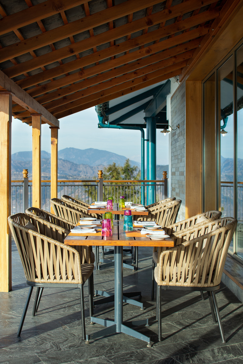 Press kit | 5451-01 - Press release | A Luxury Getaway in the Himalayas: Taj Theog Resort & Spa - Studio Lotus - Commercial Interior Design - Photo credit: Noughts and Crosses