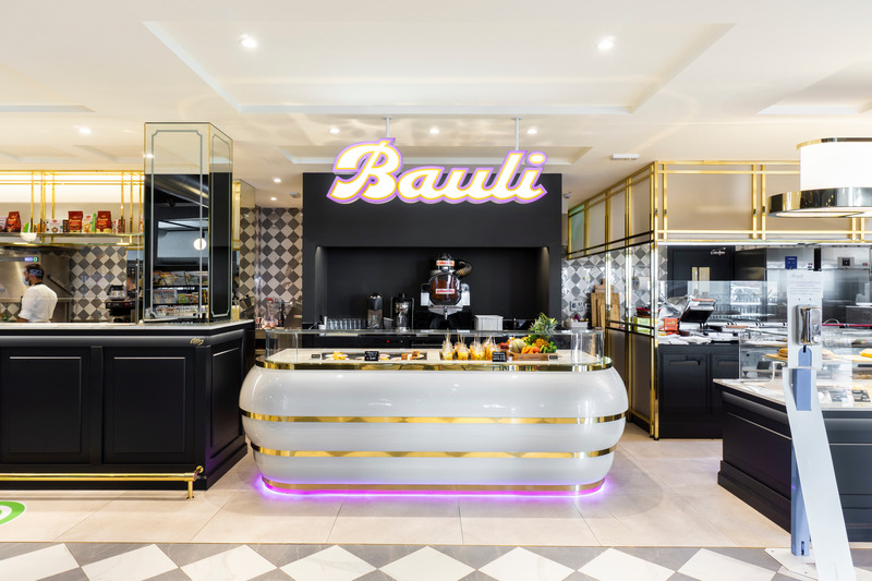 Press kit | 1177-10 - Press release | Bauli on the Motorway - Ceramiche Refin - Commercial Interior Design - Photo credit: Enrico Terenziani