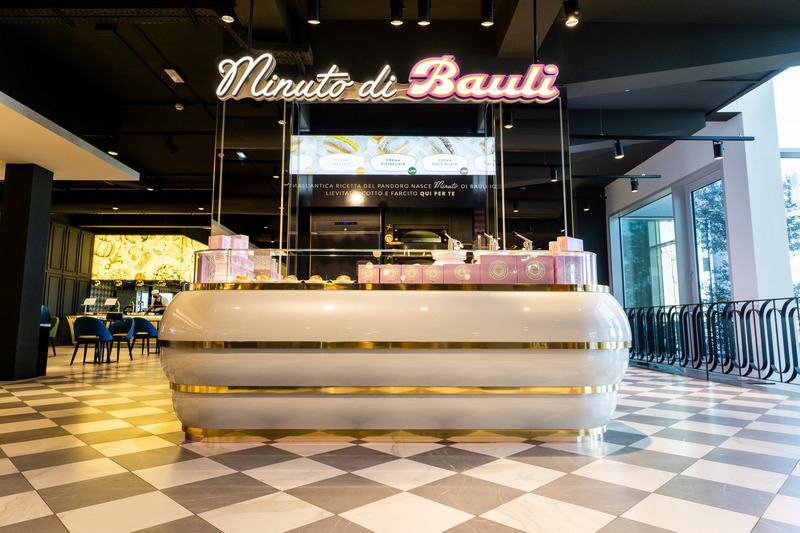 Press kit | 1177-10 - Press release | Bauli on the Motorway - Ceramiche Refin - Commercial Interior Design - Photo credit: Enrico Terenziani