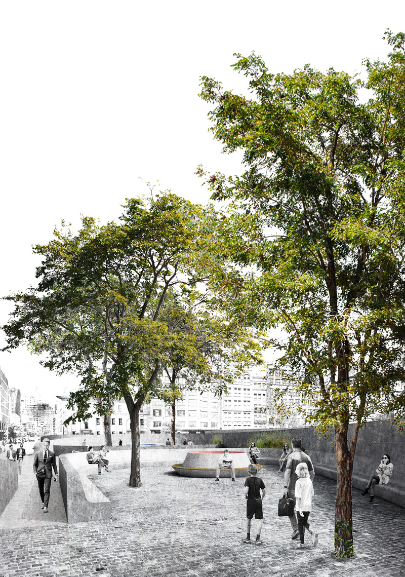 Dossier de presse | 5301-03 - Communiqué de presse | St. John's Park - Ballman Khapalova - Design urbain - Street Level Gardens: Piazza - Crédit photo : Ballman Khapalova