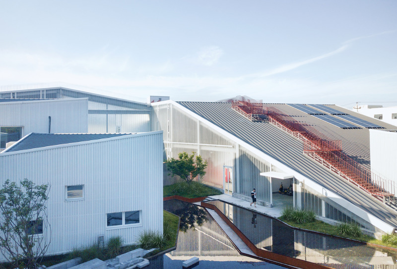 Dossier de presse | 5545-01 - Communiqué de presse | Inaugural Sino-Europe Invitational Architectural Exhibition 2020-2021 (Shanghai) - Sino-Europe Architectural Center (SEAMC) - Évènement + Exposition - Zhejiang Perfect Production Factory Phase I, gad · line+ studio - Crédit photo : Arch-Exist Photography