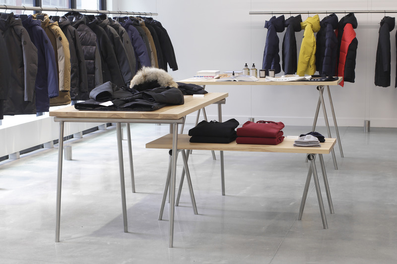 Dossier de presse | 5174-02 - Communiqué de presse | L’entreprise canadienne Quartz Co. ouvre une première boutique inspirée par le mode de vie nordique contemporain - Quartz Co., Blanchette Architectes et Rainville Sangaré - Design d’intérieur commercial - Crédit photo : Rainville Sangaré