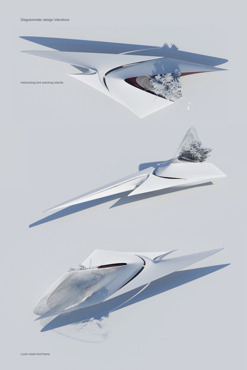 Press kit | 2121-16 - Press release | Piezoelectric Loom Aviary - Margot Krasojević Architecture - Industrial Architecture - Photo credit: <p>Margot Krasojević</p>