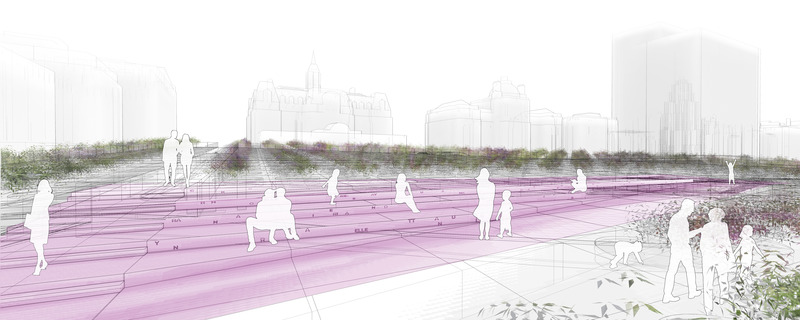 Dossier de presse | 865-42 - Communiqué de presse | Un prestigieux programme national de prix récompense deux projets de Lemay, conçus pour le public - Lemay - Architecture de paysage - Place des Montrealaises - Crédit photo : Lemay
