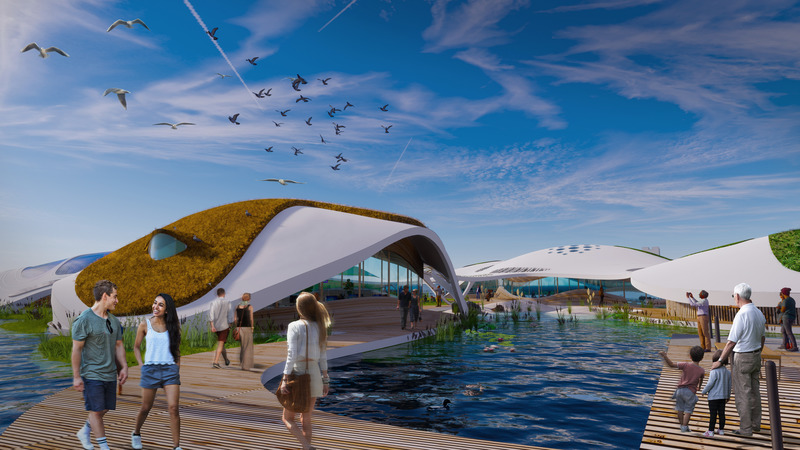 Dossier de presse | 2193-04 - Communiqué de presse | #WeThePlanet Campus - 3deluxe - Architecture commerciale - The WTP Campus represents a new generation of corporate buildings.<span></span> - Crédit photo : © by 3deluxe