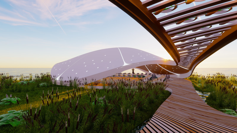 Dossier de presse | 2193-04 - Communiqué de presse | #WeThePlanet Campus - 3deluxe - Architecture commerciale - The Campus offers facilities for convening international summits, workshops and educational programs.<span></span> - Crédit photo : © by 3deluxe