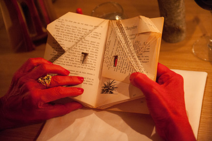 Press kit | 962-01 - Press release | The fantasies of Charles, his table and his guests - Charles Kaisin - Product - 5ème mets - La pilule de ginseng kurcuma - Photo credit: Marie-Françoise Plissart