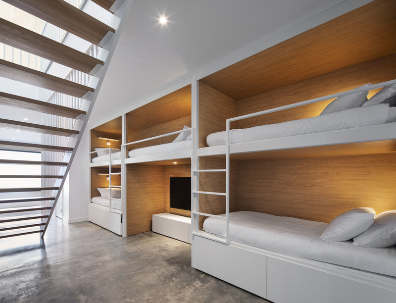 Press kit | 769-04 - Press release | Le Littoral - Architecture49 - Residential Architecture - Bunk beds - Photo credit: Stéphane Brügger