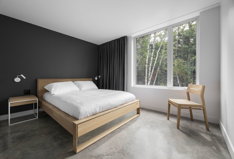 Press kit | 769-04 - Press release | Le Littoral - Architecture49 - Residential Architecture - Guest room - Photo credit: Stéphane Brügger