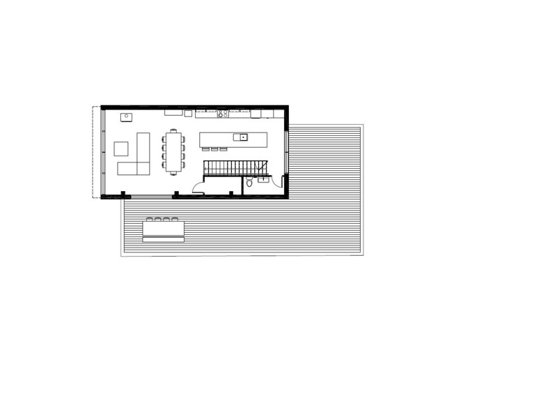 Press kit | 769-04 - Press release | Le Littoral - Architecture49 - Residential Architecture - Level 1 Plan - Photo credit: Architecture49