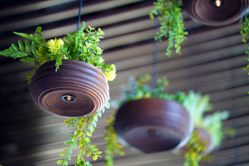 Press kit | 3772-02 - Press release | Nature Discovery Park - LAAB Architects with PLandscape and Speirs Major - Commercial Architecture - Pendant lamp crafted from sustainable wood. - Photo credit: Otto Ng of LAAB Architects