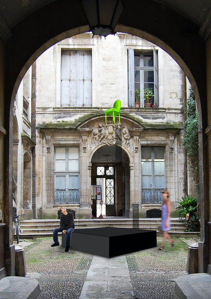 Dossier de presse | 982-01 - Communiqué de presse | Festival des architectures vives 2012 - Association Champ Libre - Festival des Architectures Vives (FAV) - Évènement + Exposition - Equipe 1 : INVITATION A LA LEVITATIONCyril Rheims, Mathieu Collos, PÈrols - Montpellier, France.