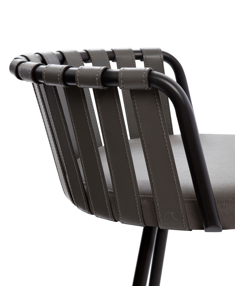 Dossier de presse | 3701-02 - Communiqué de presse | Powell & Bonnell Launches 6 New Products - Powell & Bonnell - Design d’intérieur résidentiel - Mesa Swivel Stool _Powell &amp; Bonnell_Designed by Jake Oliveira - Crédit photo : Margaret Mulligan
