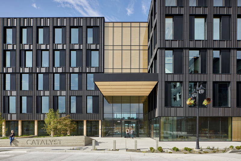 Press kit | 1071-10 - Press release | Architizer Announces Winners of 1st Annual A+Firm Awards - Architizer - Competition - MGA | Michael Green Architecture - Catalyst Building - Photo credit: Benjamin Benschneider