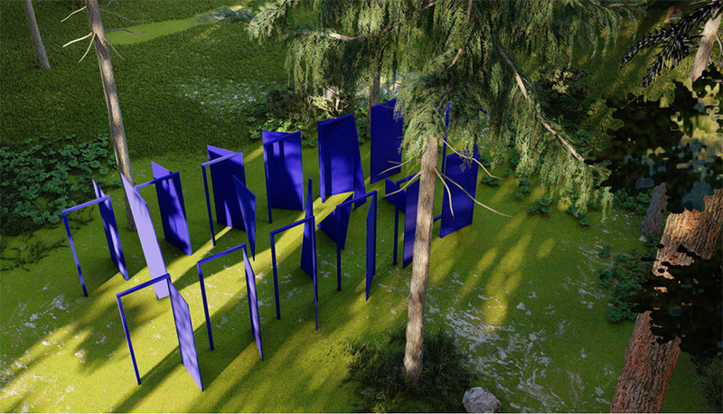 Press kit | 837-37 - Press release | Unveiling of the New Gardens of the 22nd Edition of the International Garden Festival - International Garden Festival | Reford Gardens - Landscape Architecture - <p>Porte-bonheur</p><p>David Bonnard, architect DE-HMONP, Laura Giuliani, landscaper, Amélie Viale, visual artist</p><p>Lyon, Villefranche sur Saône et Lissieu, France</p> - Photo credit:  <p style="">David Bonnard, architect DE-HMONP, Laura Giuliani, landscaper, Amélie Viale, visual artist<br style=""></p> 