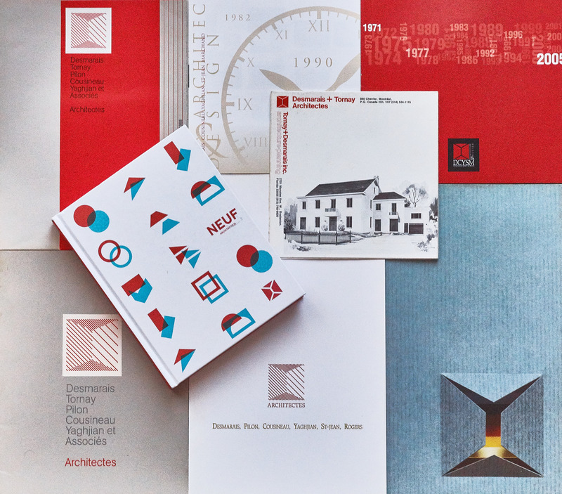 Dossier de presse | 1387-08 - Communiqué de presse | 50 ans et toujours NEUF - NEUF architect(e)s - Évènement + Exposition - <p class="">Brochures corporatives, 1971-2020</p> - Crédit photo :  NEUF architect(e)s 