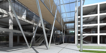 Dossier de presse | 986-01 - Communiqué de presse | Duoc Maipú - Sabbagh Arquitectos - Architecture commerciale