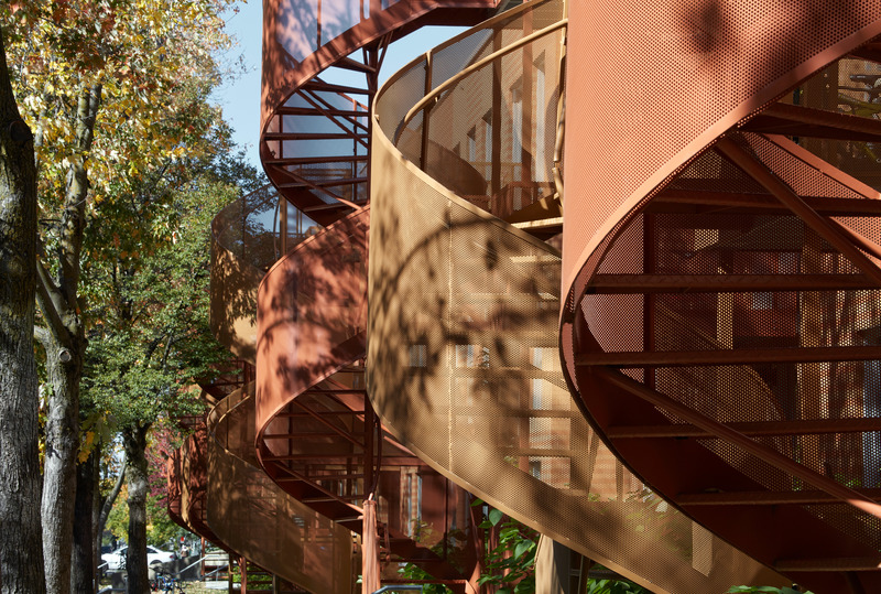 Press kit | 558-05 - Press release | Les Habitations Saint-Michel Nord: a luminous new identity - Saia Barbarese Topouzanov Architectes - Residential Architecture - Photo credit: James Brittain