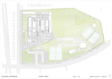 Dossier de presse | 986-01 - Communiqué de presse | Duoc Maipú - Sabbagh Arquitectos - Architecture commerciale