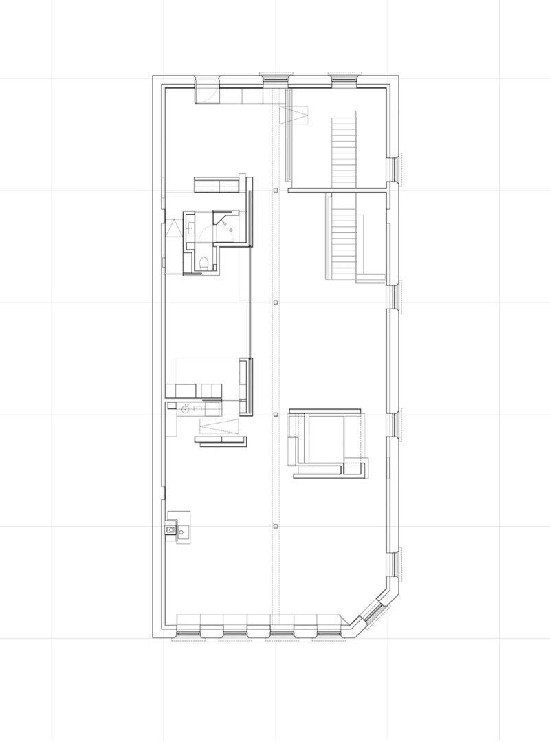 Dossier de presse | 5301-05 - Communiqué de presse | The Waltemath Foundation - Ballman Khapalova - Architecture résidentielle - Second Floor Plan - Crédit photo : Ballman Khapalova