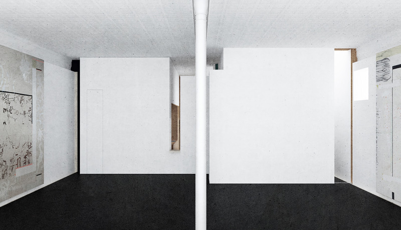 Dossier de presse | 5301-05 - Communiqué de presse | The Waltemath Foundation - Ballman Khapalova - Architecture résidentielle - Rendering of Gallery Space - Crédit photo : Ballman Khapalova