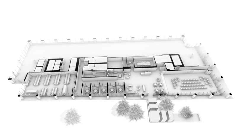 Dossier de presse | 2551-02 - Communiqué de presse | Community Information Center - Efficiency Lab for Architecture - Architecture institutionnelle - Crédit photo : Efficiency Lab for Architecture