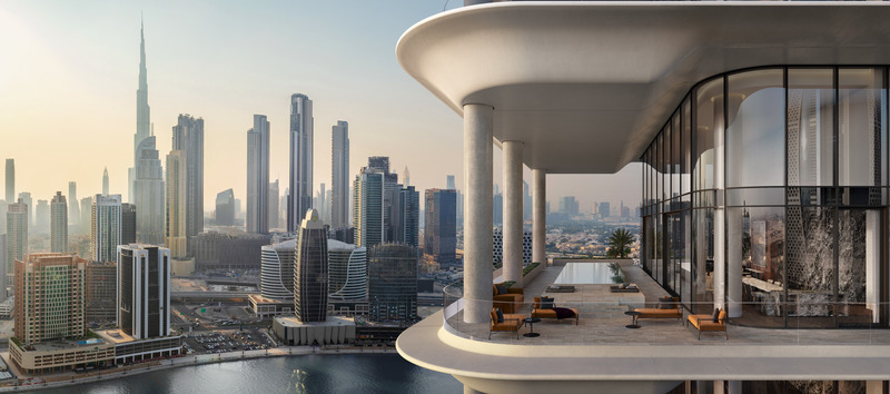 Dossier de presse | 5600-01 - Communiqué de presse | Australian Firm Gabriel Saunders Gets Recognition at the A+ Firm Awards - Gabriel Saunders - Architecture résidentielle - The Hotel Residences Dubai Exterior - Crédit photo : Gabriel Saunders