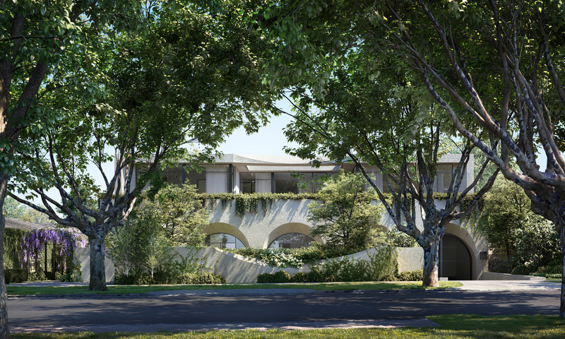 Dossier de presse | 5600-01 - Communiqué de presse | Australian Firm Gabriel Saunders Gets Recognition at the A+ Firm Awards - Gabriel Saunders - Architecture résidentielle - Huntingtower Rd Exterior Hero - Crédit photo : Gabriel Saunders