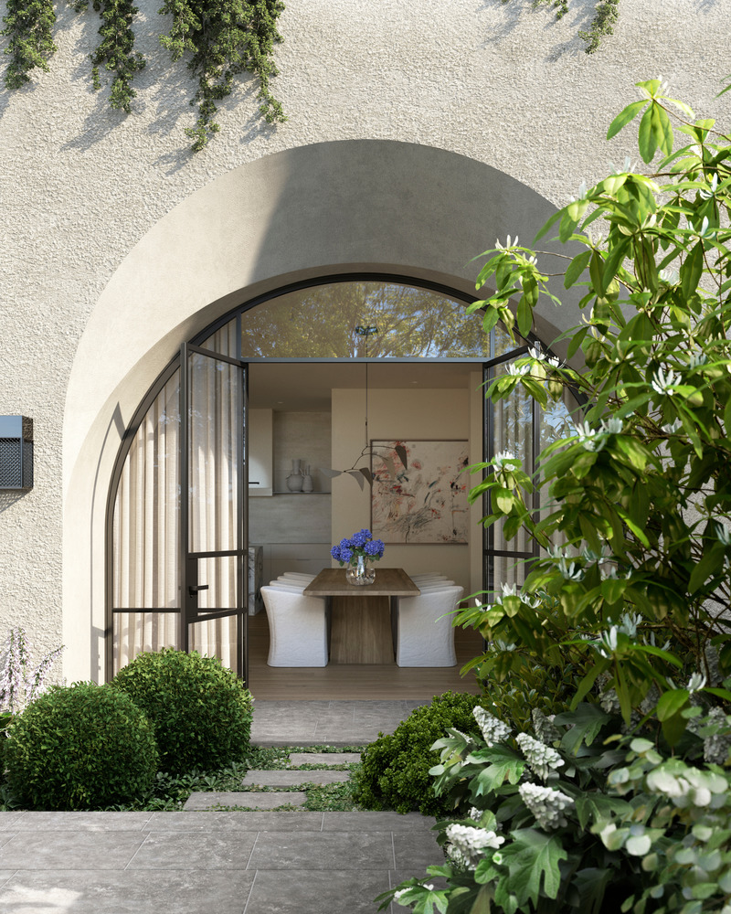 Dossier de presse | 5600-01 - Communiqué de presse | Australian Firm Gabriel Saunders Gets Recognition at the A+ Firm Awards - Gabriel Saunders - Architecture résidentielle - Huntingtower Rd Courtyard Vignette - Crédit photo : Gabriel Saunders