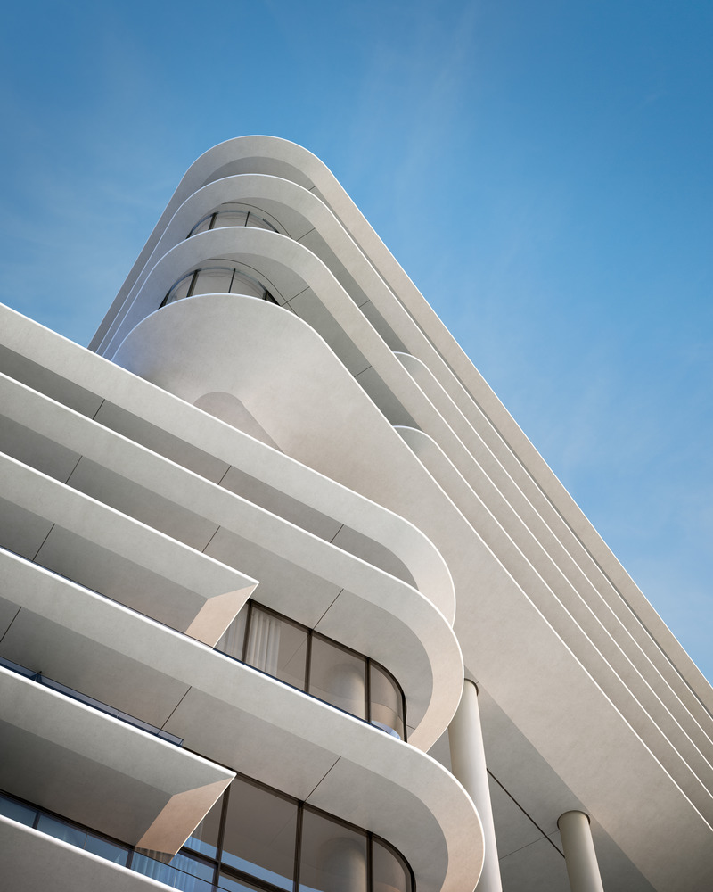 Dossier de presse | 5600-01 - Communiqué de presse | Australian Firm Gabriel Saunders Gets Recognition at the A+ Firm Awards - Gabriel Saunders - Architecture résidentielle - The Hotel Residences Dubai Exterior Vignette - Crédit photo : Gabriel Saunders
