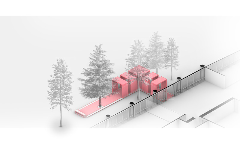 Dossier de presse | 2551-02 - Communiqué de presse | Community Information Center - Efficiency Lab for Architecture - Architecture institutionnelle - Crédit photo : Efficiency Lab for Architecture