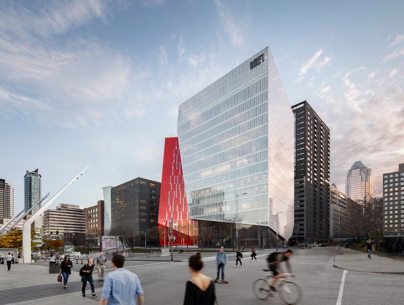 Press kit | 952-30 - Press release | Îlot Balmoral Energizes Montreal’s Creative Economy as a New Addition to Downtown Skyline - Provencher_Roy - Commercial Architecture - Photo credit: Stéphane Brügger