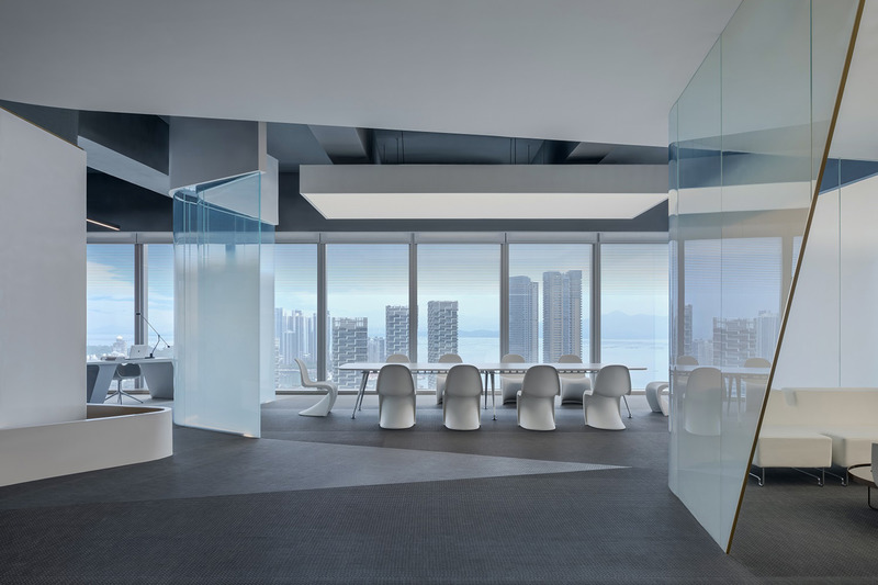 Dossier de presse | 4788-01 - Communiqué de presse | Shenzhen Prince Plaza Exhibition Center - Yuqiang & Partners - Design d’intérieur commercial -  Meeting Room - Crédit photo : Shawn
