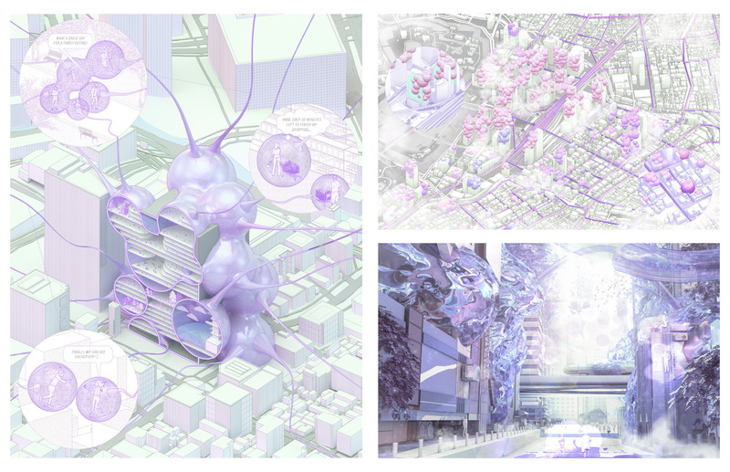 Dossier de presse | 3078-02 - Communiqué de presse | International Design Competition Launched to Intervene in Borders - University of Calgary - Concours - Vesicular Cities, CITIES FOR ALL finalist - Crédit photo : Alana Kerr, Danielle Kim, Edward Park