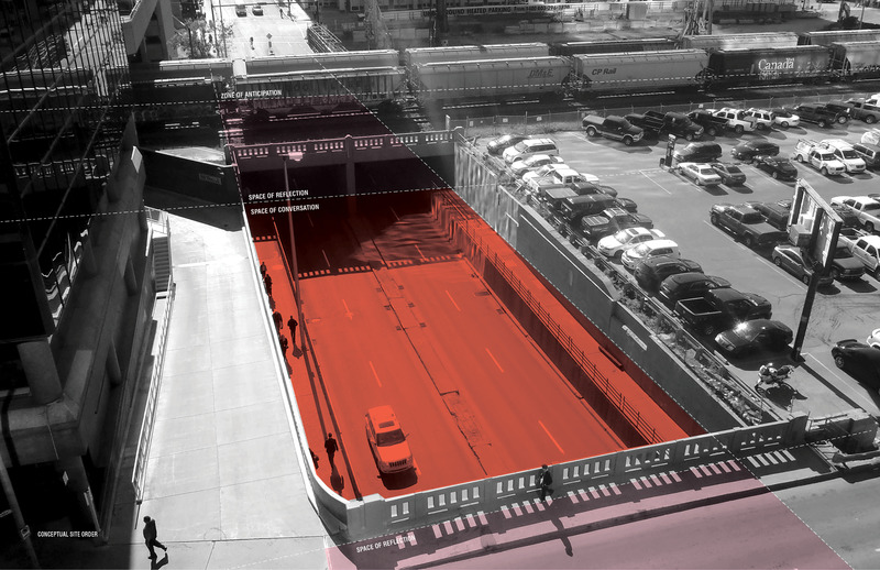 Press kit | 2016-01 - Press release | Calgary embraces design - the marc boutin architectural collaborative - Urban Design - Close-up view of 4th Street SW Underpass' central segment  <br style=""> - Photo credit: mbac (Google photo)