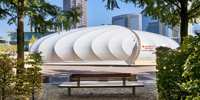Press kit | 5592-01 - Press release | Design Educates Awards  Winners 2021 - Laka Foundation - Competition -  Honorable mention in architectural design - Frankfurt Pavilion, Author: schneider+schumacher  - Photo credit: Ş Norbert Miguletz  