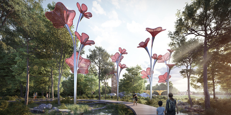 Press kit | 5592-01 - Press release | Design Educates Awards  Winners 2021 - Laka Foundation - Competition -  Honorable mention in responsive design_ renaturalisation of wetlands of Stalowa Wola, Author: LAX laboratory for architectural experiments - Photo credit:  LAX laboratory for architectural experiments  