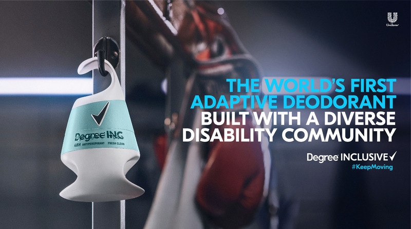 Press kit | 2204-09 - Press release | The World's First Inclusive Deodorant - SOUR - Product - Degree Inclusive Hanging through its Hook Cap - Photo credit: Wunderman Thompson Argentina