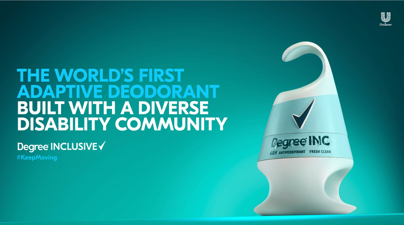 Press kit | 2204-09 - Press release | The World's First Inclusive Deodorant - SOUR - Product - Degree Inclusive the World's First Adaptive Deodorant - Photo credit: Wunderman Thompson Argentina