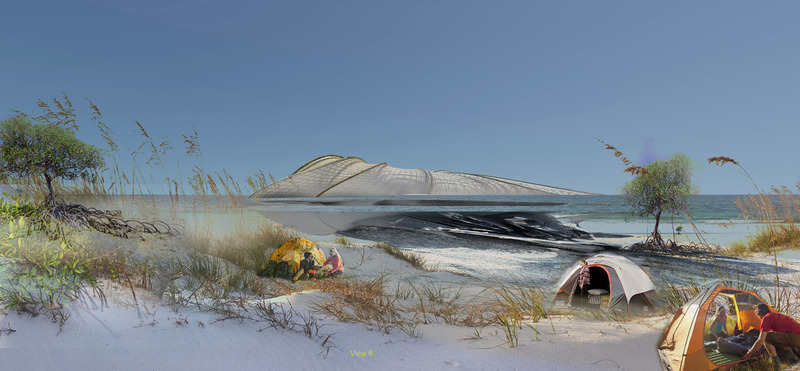 Dossier de presse | 2121-17 - Communiqué de presse | Recycled Ocean Plastic Resort - Margot Krasojević Architects - Architecture commerciale - Crédit photo : Margot Krasojević