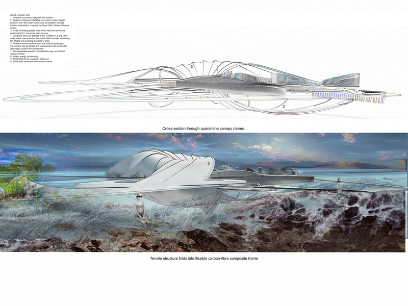 Dossier de presse | 2121-17 - Communiqué de presse | Recycled Ocean Plastic Resort - Margot Krasojević Architects - Architecture commerciale - Crédit photo : Margot Krasojević