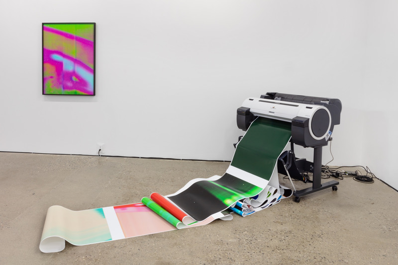 Press kit | 748-40 - Press release | The UQAM Centre de Design presents the exhibition TOTAL SCREEN: Virality, Simulation, Surveillance, Implosion - UQAM Centre de Design - Event + Exhibition - Photograph of: All We'd Ever Need Is One Another (Trio), presented at: Arsenal Contemporary Art Toronto, date: 2019, artist: Adam Basanta - Photo credit: Laura Findley