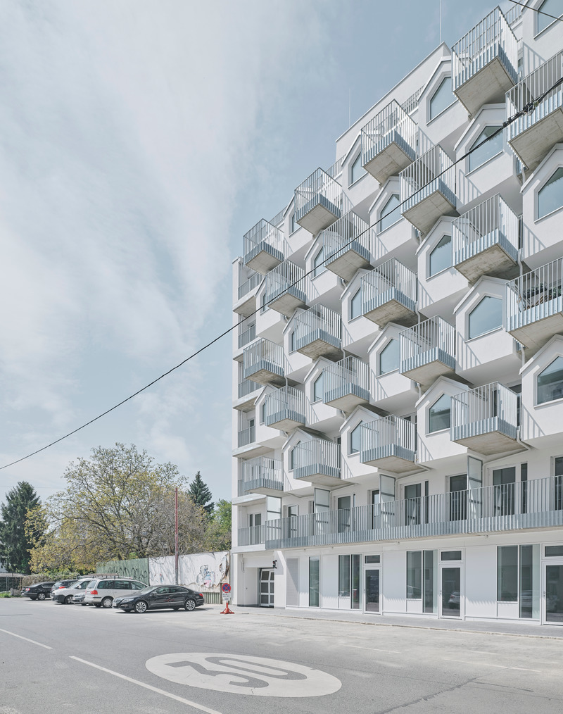 Dossier de presse | 3048-02 - Communiqué de presse | Gudrun Business Apartments - BFA x KLK - Architecture résidentielle - A distinctive appearance - Crédit photo : David Schreyer