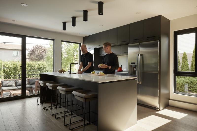 Press kit | 5615-01 - Press release | 19-055 Renovation C+G - DESK architectes - Residential Architecture - Kitchen - Photo credit: Maxime Brouillet