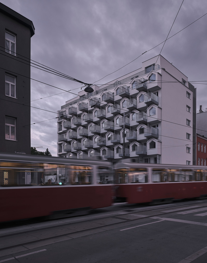 Dossier de presse | 3048-02 - Communiqué de presse | Gudrun Business Apartments - BFA x KLK - Architecture résidentielle - Crédit photo : David Schreyer