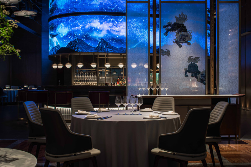 Dossier de presse | 5588-02 - Communiqué de presse | XU JI Seafood Restaurant (Land Kylin) - Daxiang Design Studio - Design d’intérieur commercial - Detail of the restaurant - Crédit photo : ©️Chuan He