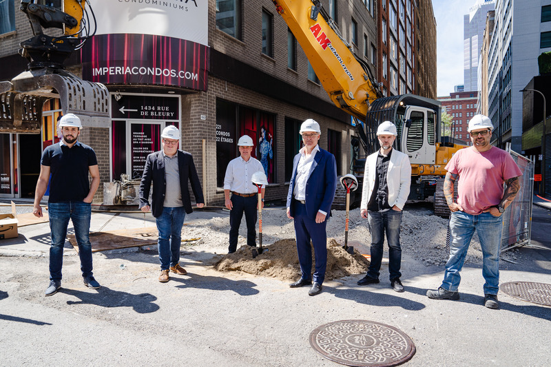 Dossier de presse | 2056-08 - Communiqué de presse | Imperia Condominiums - Cogir Immobilier - Immobilier - Équipe Omnia Technologies - Crédit photo : Cogir Immobilier